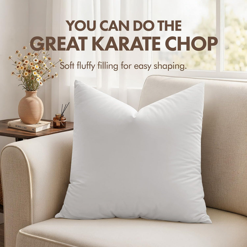 28x28 Inch Synthetic Down Alternative Euro Pillow Insert