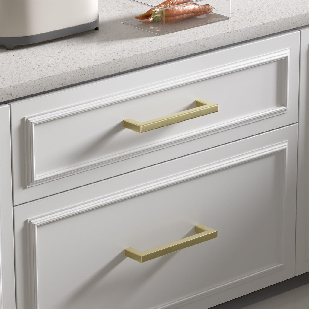 20 Pack 5" CC Brushed Gold Cabinet Pulls Gold Cabinet Handles