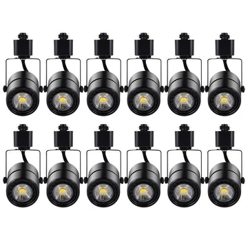 10W H Track Lighting Heads,3000K Warm White Dimmable Bright LED Track Lighting Fixtures for Accent Retail Kitchen