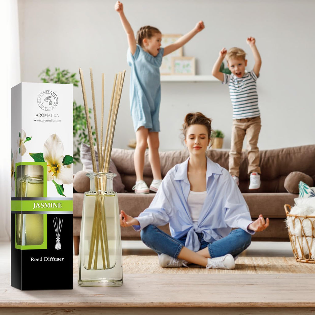 Reed Diffuser 3.4 Fl Oz (100ml) - Home Fragrance - Air Freshener - Scented Diffuser - Gift - Spa - Home - Office