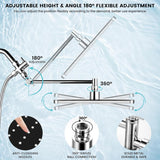 Rain Shower Head with Handheld, 11.8 Inch High Pressure Handheld Shower with Multi Spray Modes