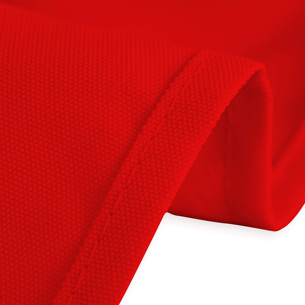 60 x 126-Inch Rectangular Polyester Tablecloth Red