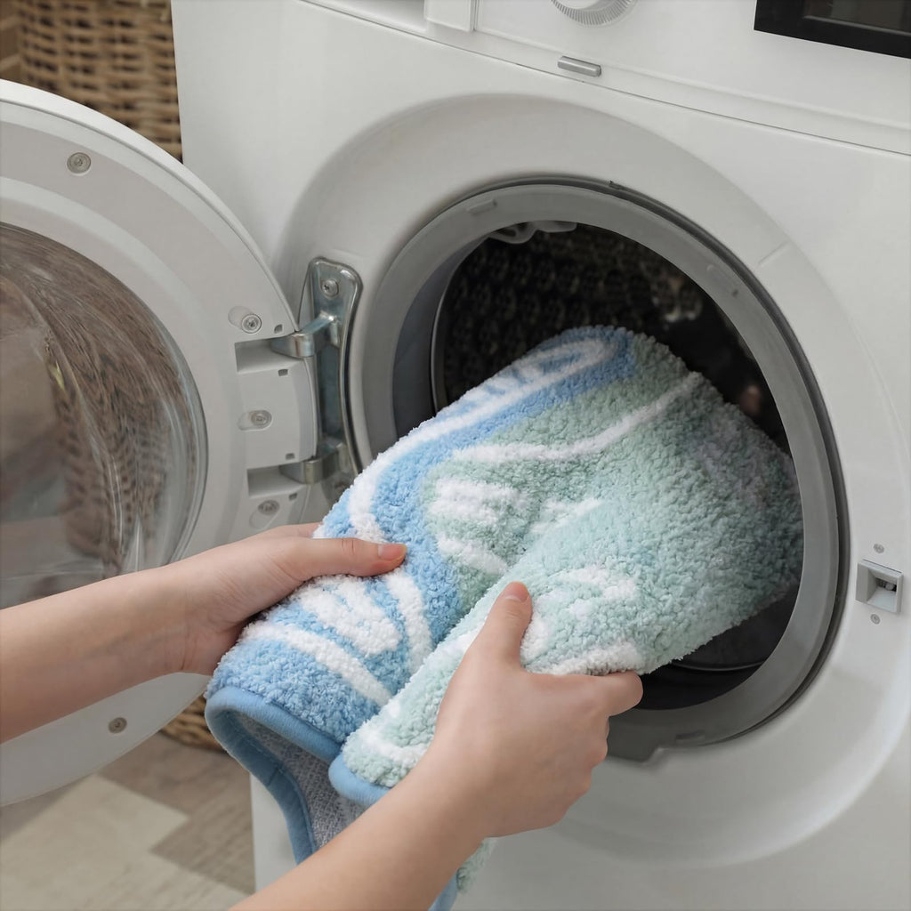 Beach Starfish Bathroom Rug Soft & Absorbent Starfish Shaped Mats