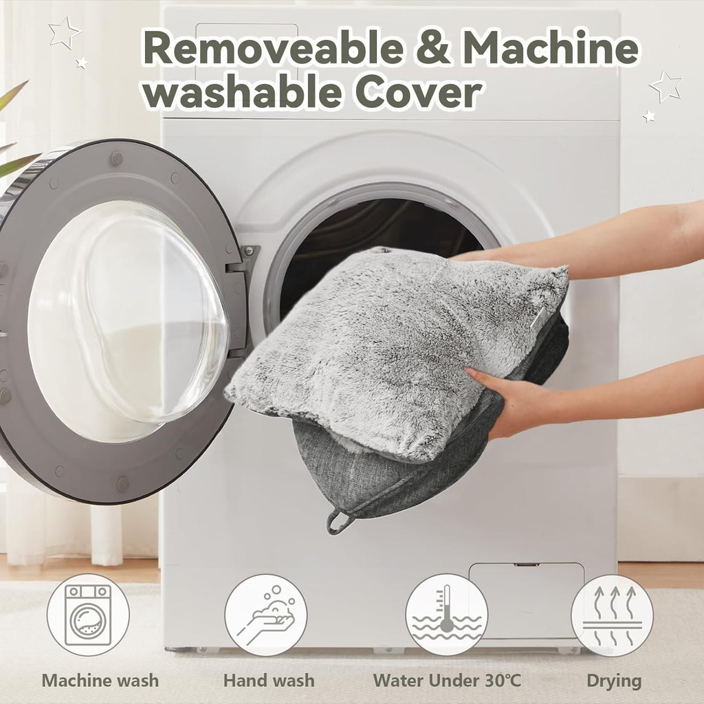 Cat Bed Cave-Cat Beds for Indoor Cats,Kittens and Small Pets,Soft and Warm Cats House Tent Bed,Foldable and Washable