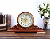 Mantel Clock, Antique Desk Clock, Modern Quartz Movement-Continuous Scanning (Ultra-Quiet)