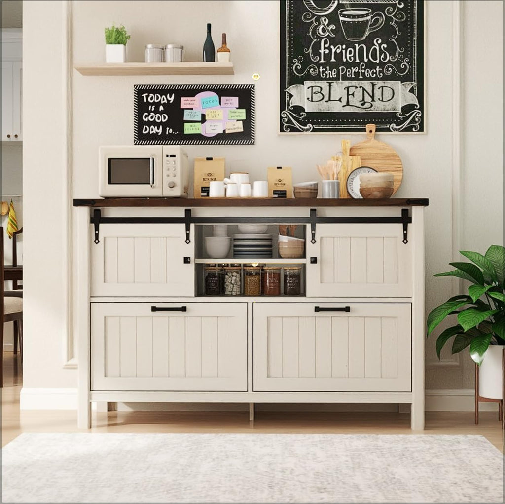 Farmhouse File Cabinet, White Printer Stand
