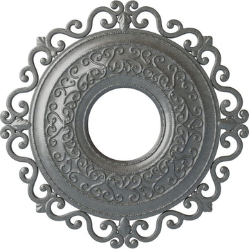 Orrington Ceiling Medallion, Platinum
