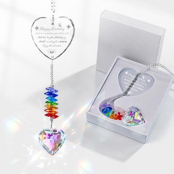 Crystal Suncatcher Birthday Gifts for Women Daughter Girlfriend Mom Her Girl Friend Sister Nurse Doctor Teacher