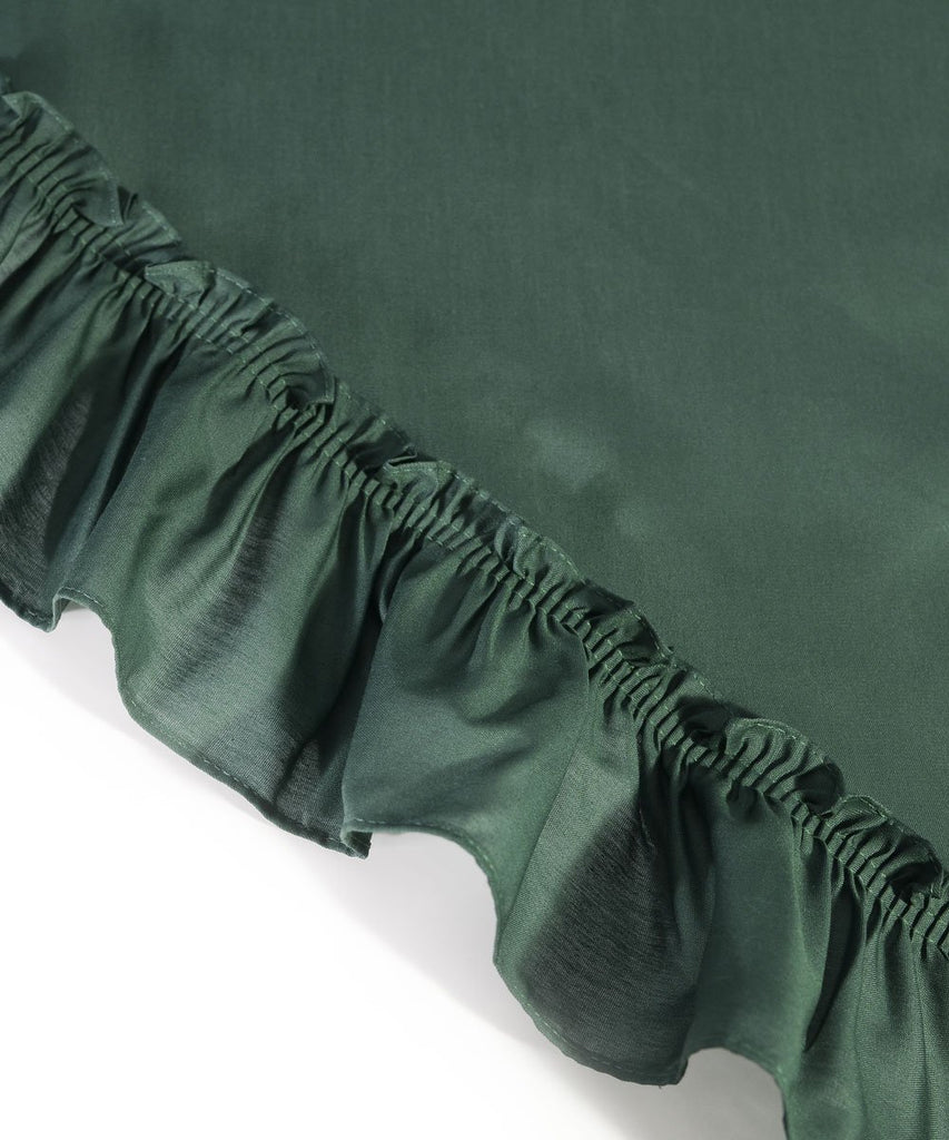 Stacey 60-by-38 Inch Ruffled Swag Curtain (Harvest)