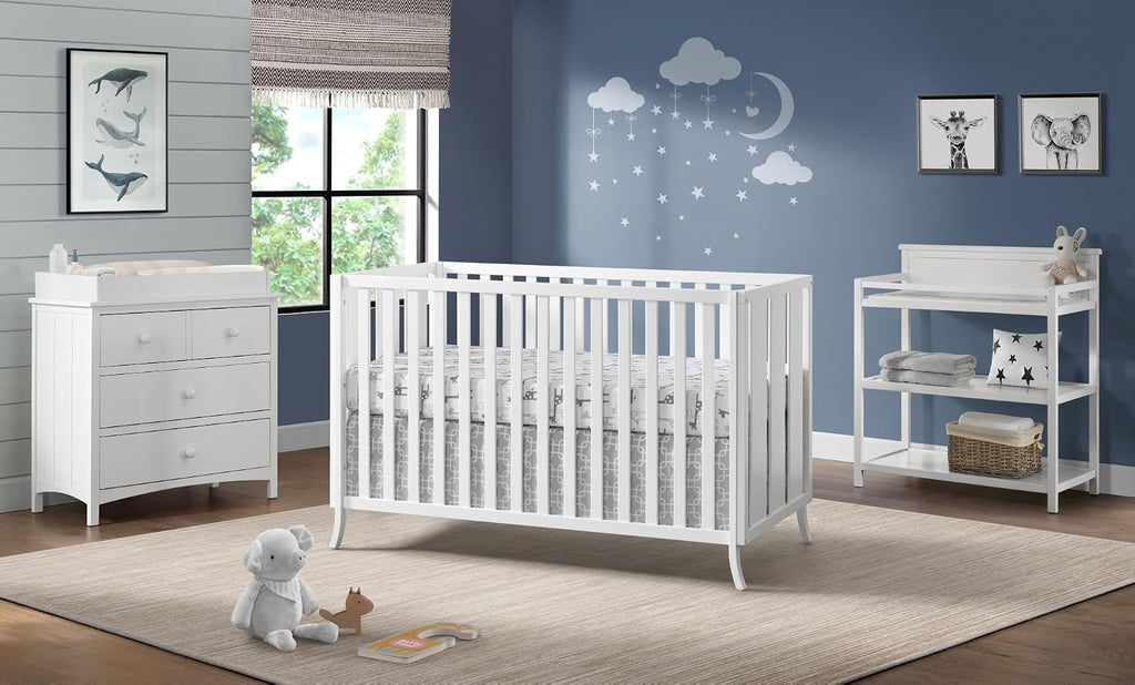 4 in 1 Convertible Island Crib White