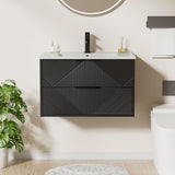 30" Floating Bathroom Vanity with Sink Combo