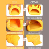 Honey Pot Cat Cave Bed, Soft and Thick Rebound Sponge Pet Nest with Removable & Washable Cushion