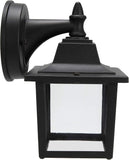 Outdoor Wall Lantern, Wall Sconce as Porch Lighting Fixture, E26 Medium Base 60W Max., Aluminum Housing Plus Glass