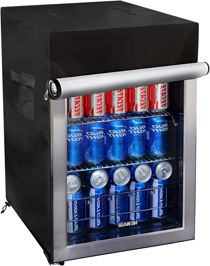 Upright Freezers Cover,Outdoor Beverage Refrigerator Cover, - Waterproof, Dustproof, Sun-Proof, 20" W x 20" D x 33" H.