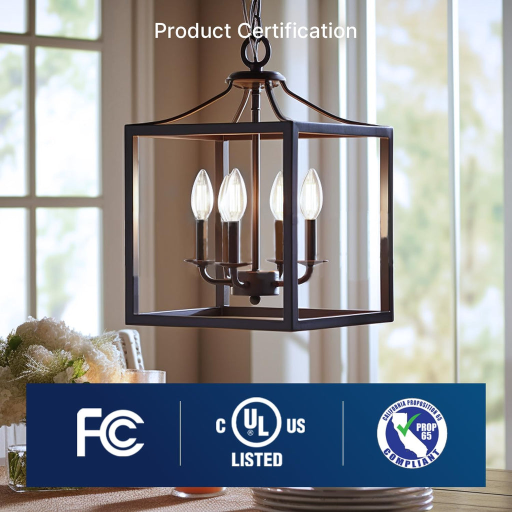 60W Equivalent LED Chandelier Light Bulbs, E12 Base, Clear B11 LED Filament Candelabra Bulbs, 5000K Daylight, 500LM