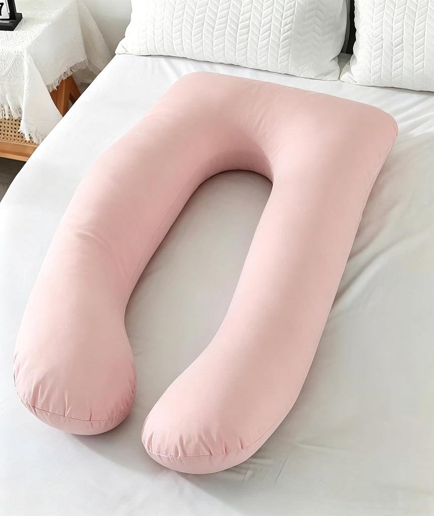 Pregnancy Pillows for Sleeping, U Shaped Full Body Maternity Pillow with Removable Cover, Body Pillows for Adults, 47
