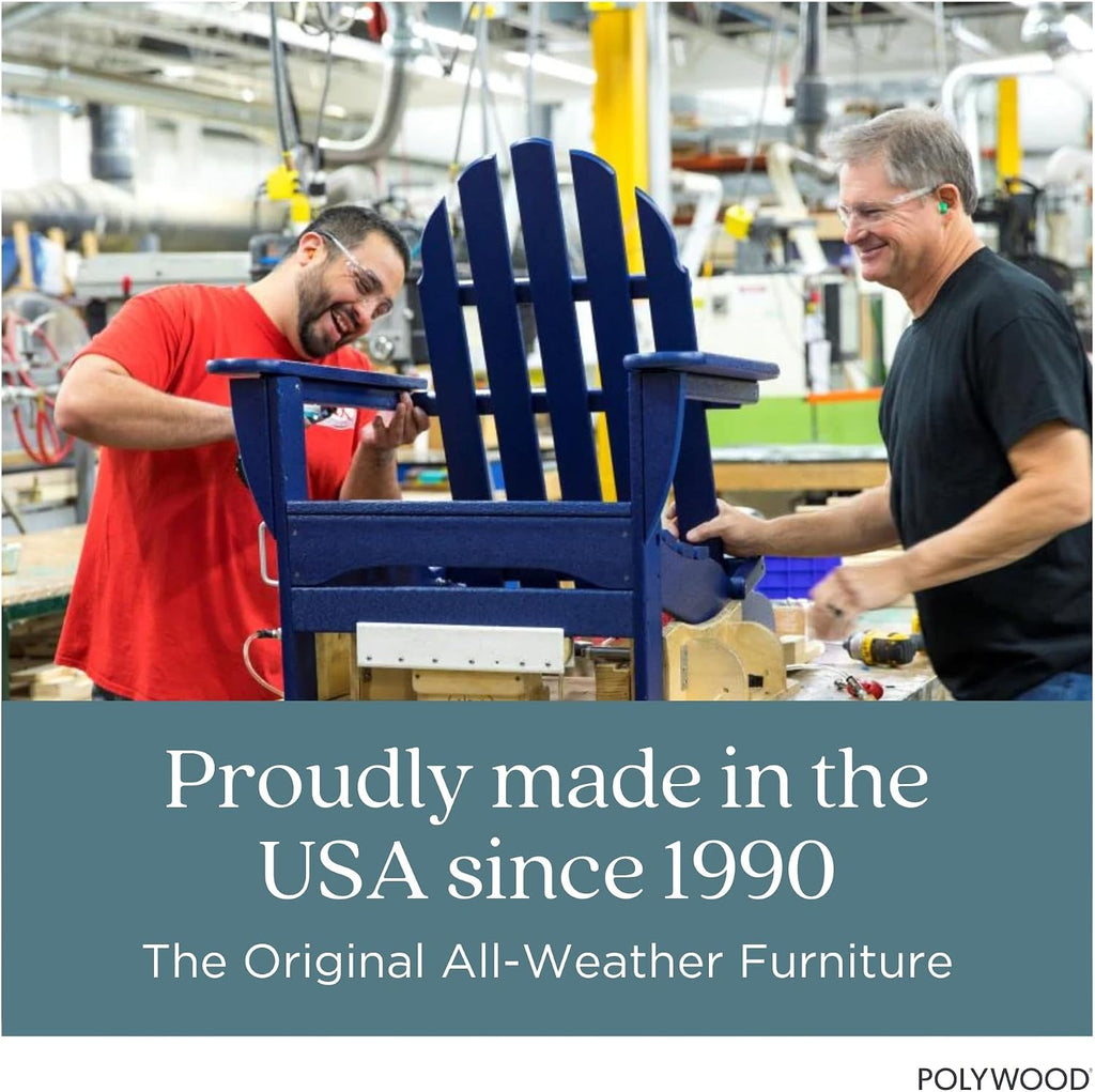 AD4030WH Classic Outdoor Adirondack Chair, White