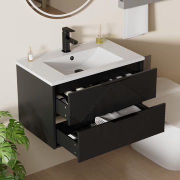 30" Floating Bathroom Vanity with Sink Combo