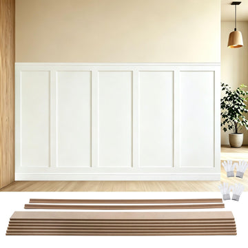 189x54 in Premade Board and Batten Wainscoting Kit
