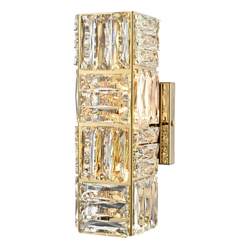 Crystal Wall Sconce Gold Sconces Wall Lighting