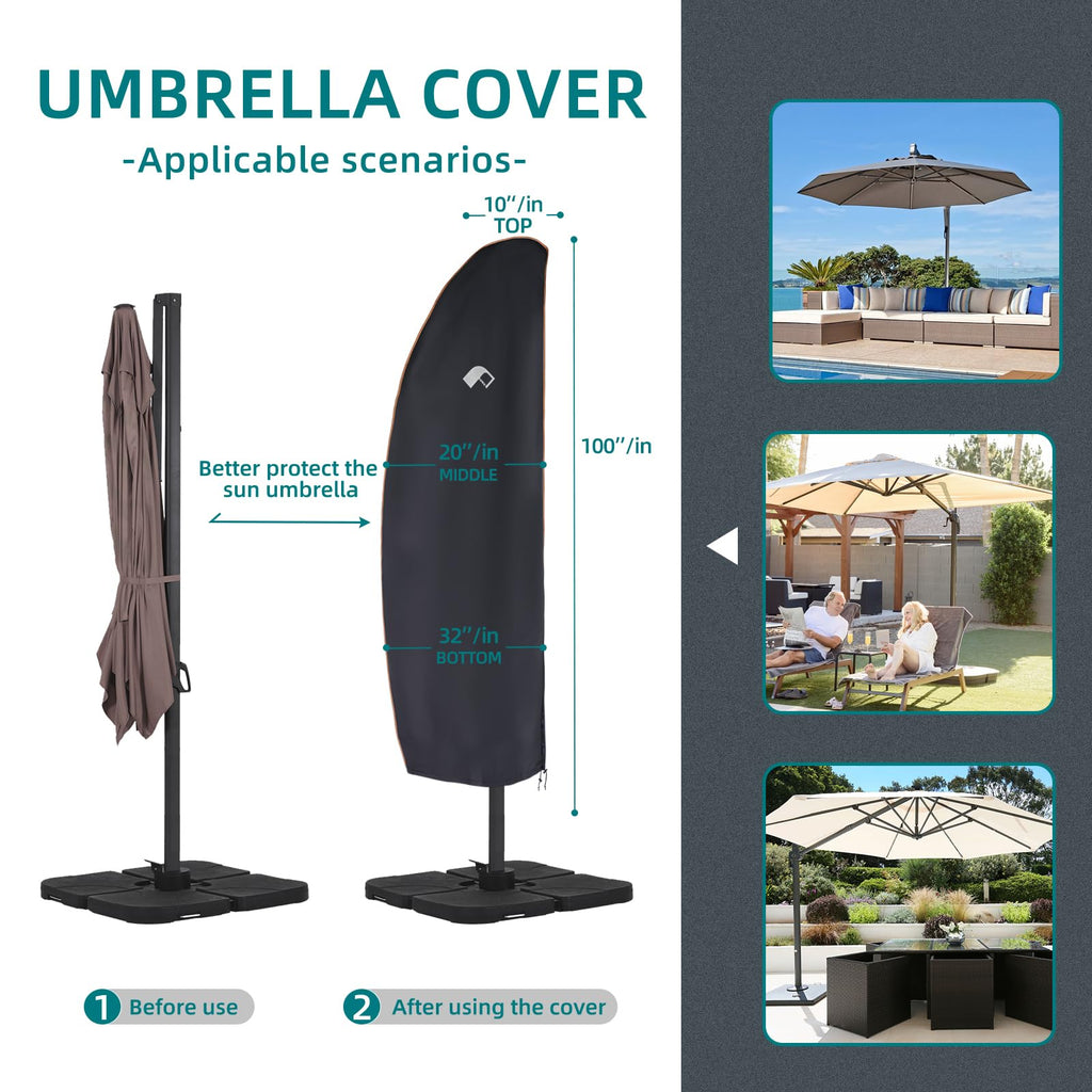 12ft-14ft Offest, Cantilever