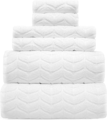 Ultra Soft & Stylish 700 GSM Luxury Bath Towels - 100% Zero-Twist, Long-Staple Cotton - Remarkably Absorbent & Quick