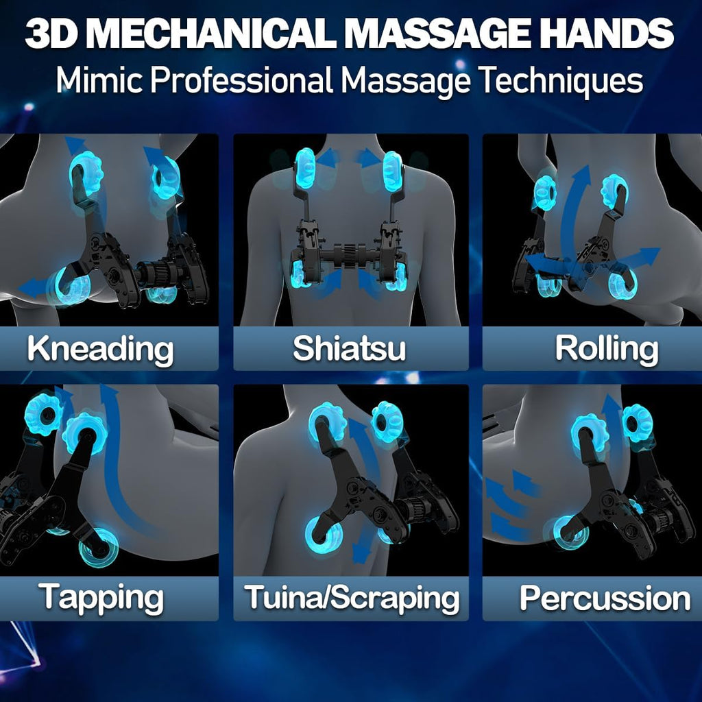 A18 Zero Gravity Full Body Massage Chair with Heat | Phone Holder, Bluetooth Speakers, 12 Auto Modes, 6 Manual Modes