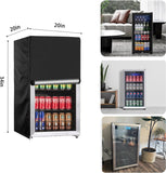 Beverage refrigerator cover 20''W x 20''D x 34''H,Suitable for 3.2 cu ft Beverage fridge/Mini fridge, 600D Oxford
