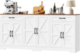 71” Large Sideboard Buffet Cabinet with Storage