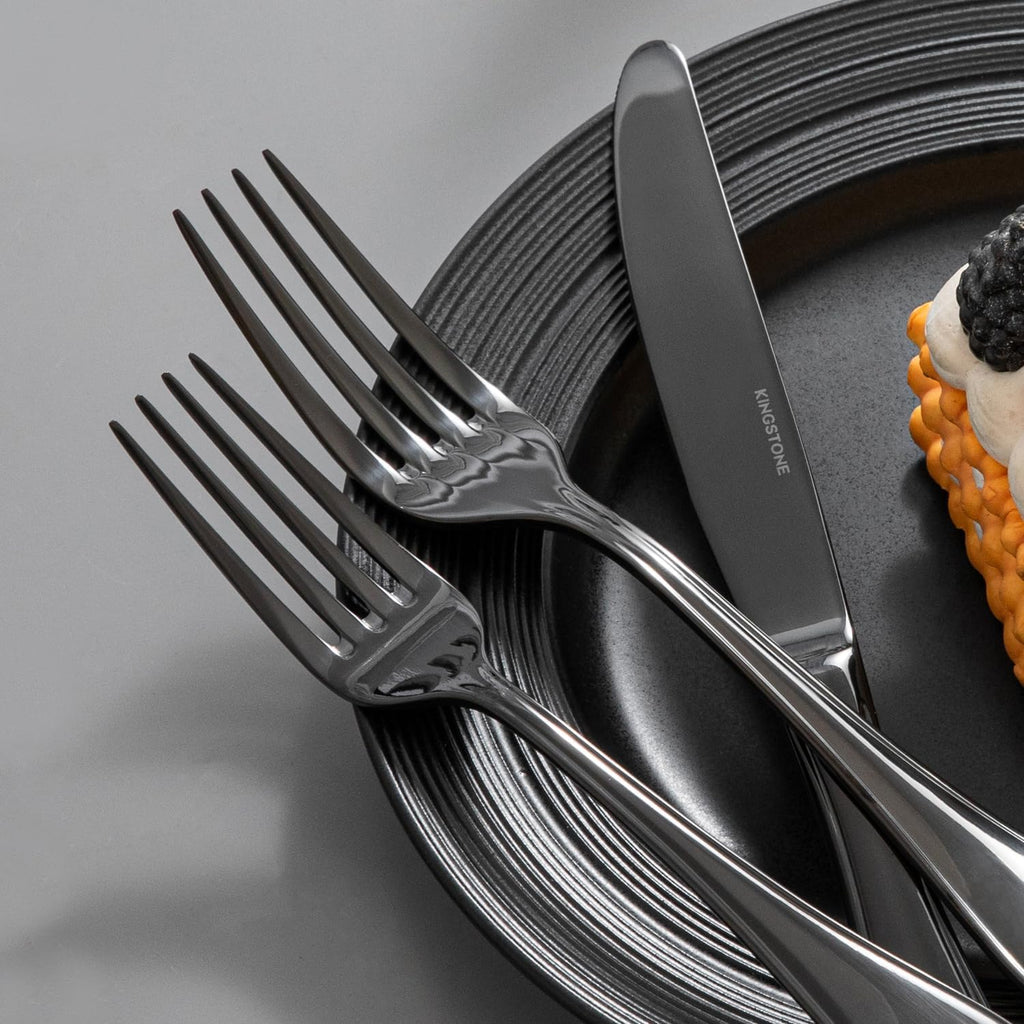 20-Piece Teardrop Silverware Set for 4, 18/10 Stainless Steel Flatware Set