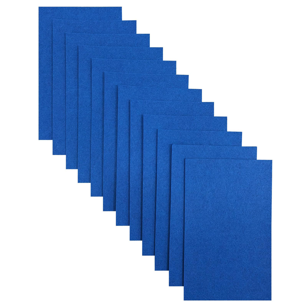 Stiff Felt Sheets 2mm Thick Felt Fabric for Crafts Blue 7"x11.3"