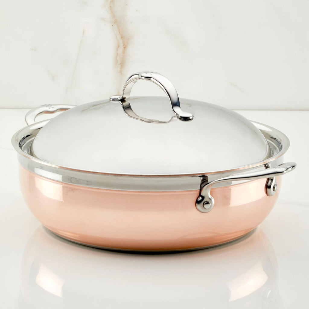 CopperBond Collection - Copper Dutch Oven, Induction Cooktop Compatible, 5-Quart