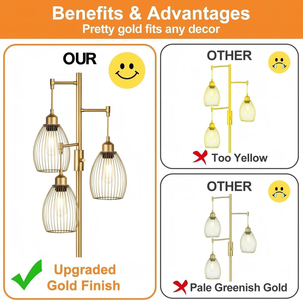 Dimmable Floor Lamp, Industrial Floor Lamps