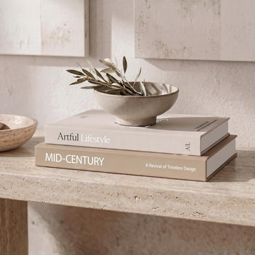 Aesthetic Decorative Books Set of 2 - Stylish Boxes for Coffee Table Decor | Stylish Modern Home Decoration for Your