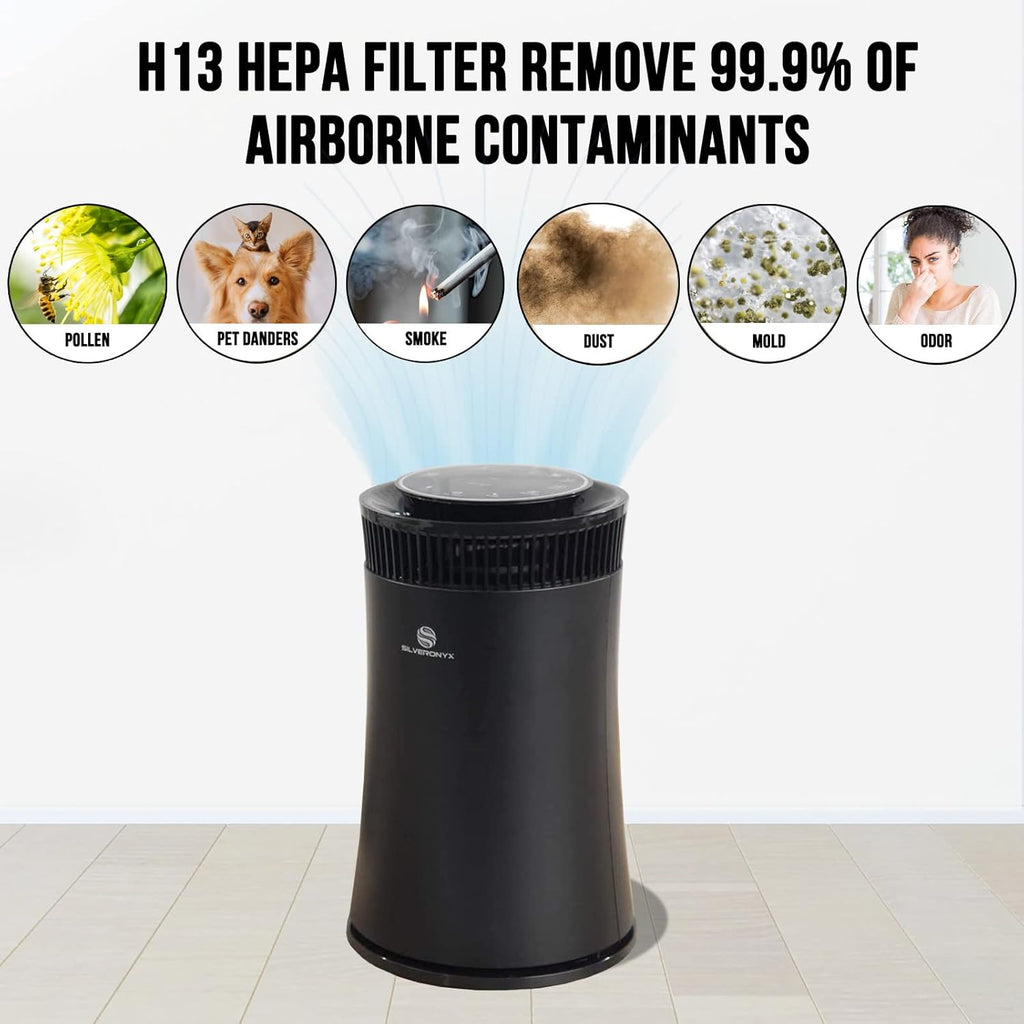 Air Purifier for Home Large Room - 5-in-1 HEPA Filter System, Covers Up to 500 Sq Ft for New Home fo