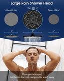 Rain Shower Head VMASSTONE 9In High Pressure Showerhead