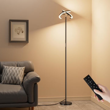 Floor Lamps, 40W/2400LM Rotatable LED Floor Lamp with Touch & Remote Control, 70" Tall Standing Lamp