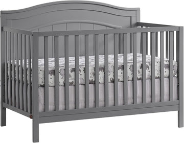 4-in-1 Convertible Crib, Dove Gray, GreenGuard Gold Certified