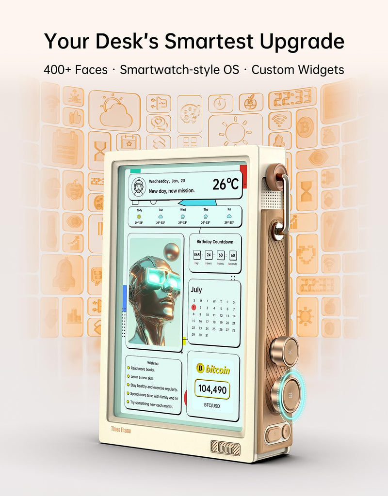 Times Frame 10.1-Inch WiFi Digital Picture Frame & Desk Display