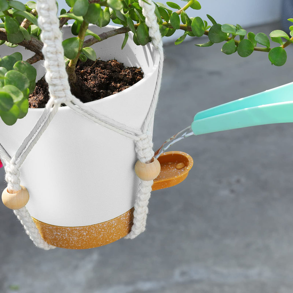 Hanging Planters for Indoor Plants, 5Pcs Hanging Basket for Indoor Boho Home Decor, Macrame Plant Hanger, 35