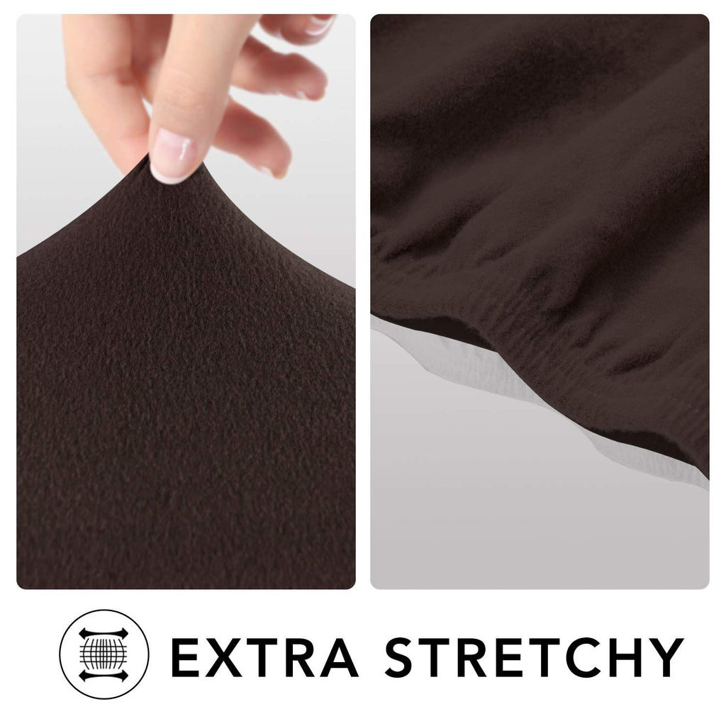 Stretch Couch Covers for Sofa Large Sofa Slipcovers Chocolate