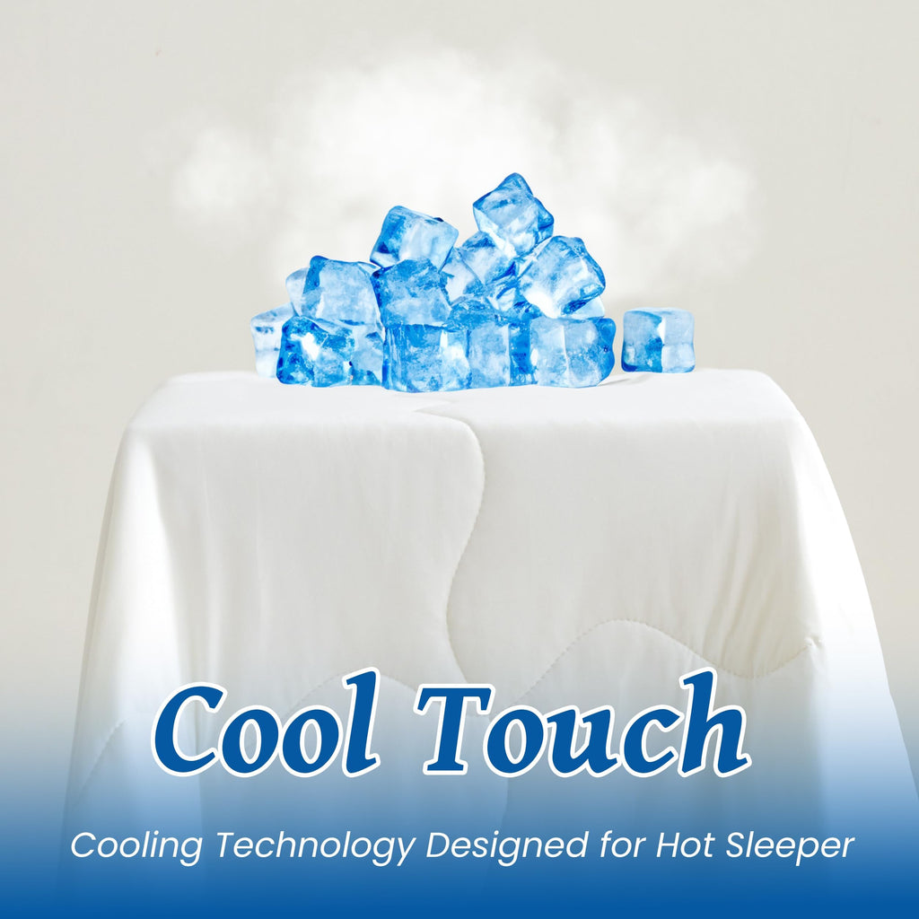 Cooling Comforter, Double-Sided Cool Beige, Twin