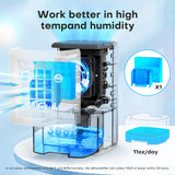 Dehumidifier, 38OZ,Small,Quiet, Energy-Saving Dehumidifier with Auto Shut Off, for Bathrooms, Closets, and RVs