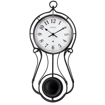 20" Modern Pendulum Wall Clock Decor