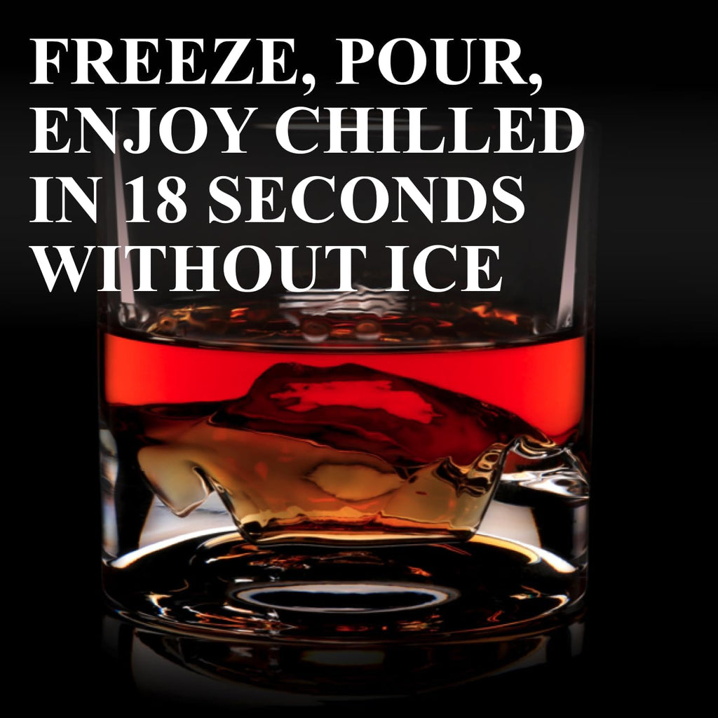 Fathers Day Whiskey Glasses for Dad, American Peaks Set of 4, Thick Heavy Crystal 3D Mountain Bourbon & Cocktail