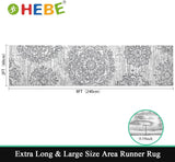 Hallway Runner Rug 2'x8' Washable Vintage Distressed Area Rugs Non Slip Laundry Rug Runner Boho Floo