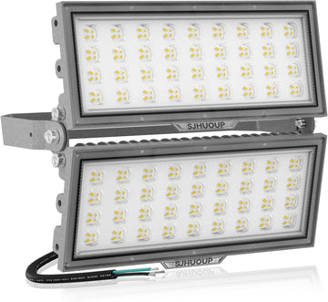 200W LED Outdoor Flood Light Stadium Light Super Bright 26000LM 6KV Surge 6500K Daylight White IP67 Waterproof