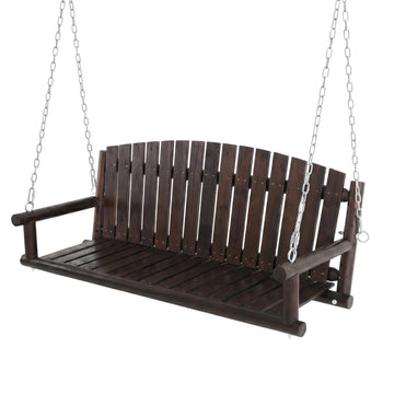 Wooden Porch Swing, 5 FT Patio Bench Swing, Heavy Duty 880 LBS
