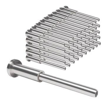 50 Pairs Invisible Cable Railing Kit, 1/8" Stainless Steel Cable Railing Hardware with Invisible Receivers and Swage