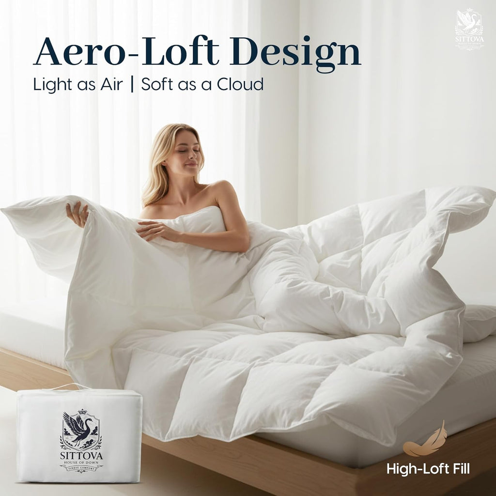 Goose Down Fiber Comforter California King